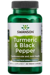 Swanson - Turmeric & Black Pepper - 60 vcaps - Nutri.se